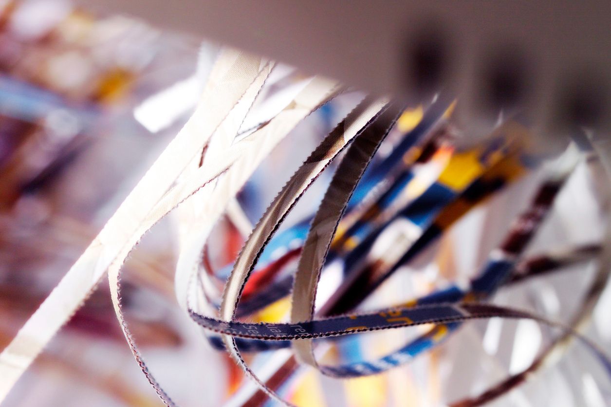 Shredded paper