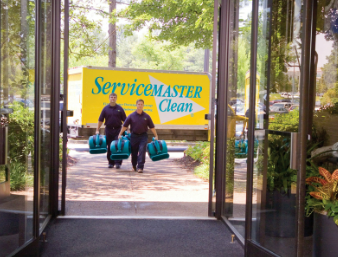 ServiceMaster Technicians with Drying Equipment