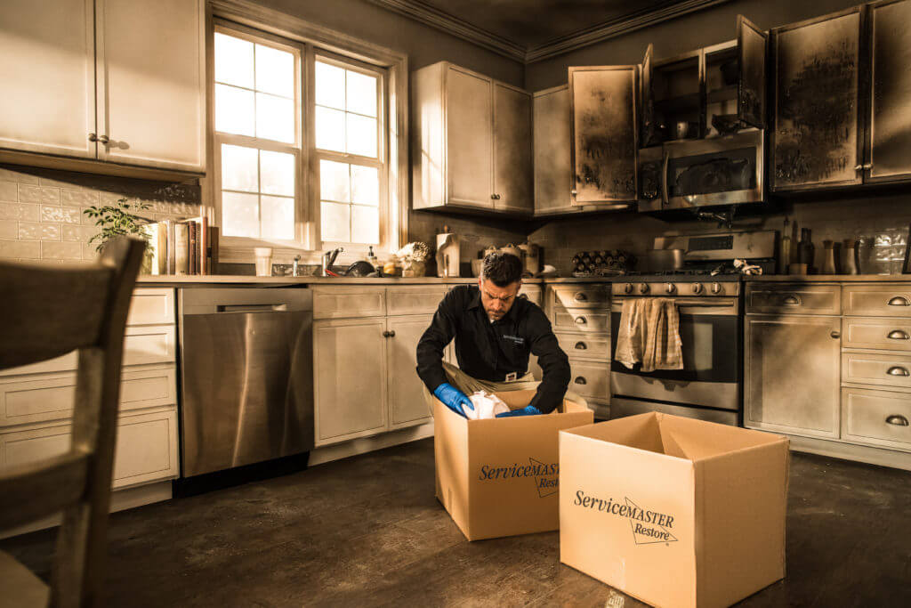 Packing Materials After a Fire