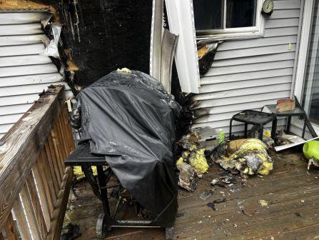 solo stove deck fire damage