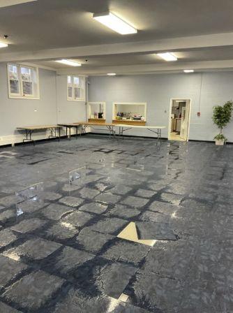 church basement water damage