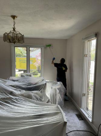 cleaning soot damaged walls