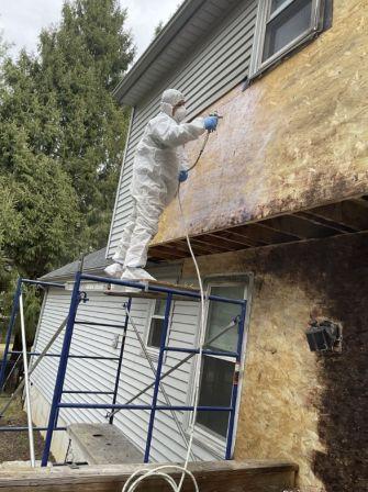 dry ice blasting fire damage