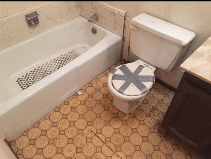 Restored bathroom