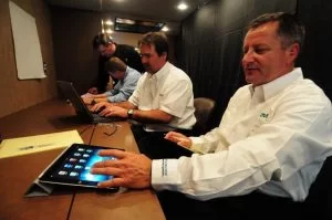 ServiceMaster employees at a desk