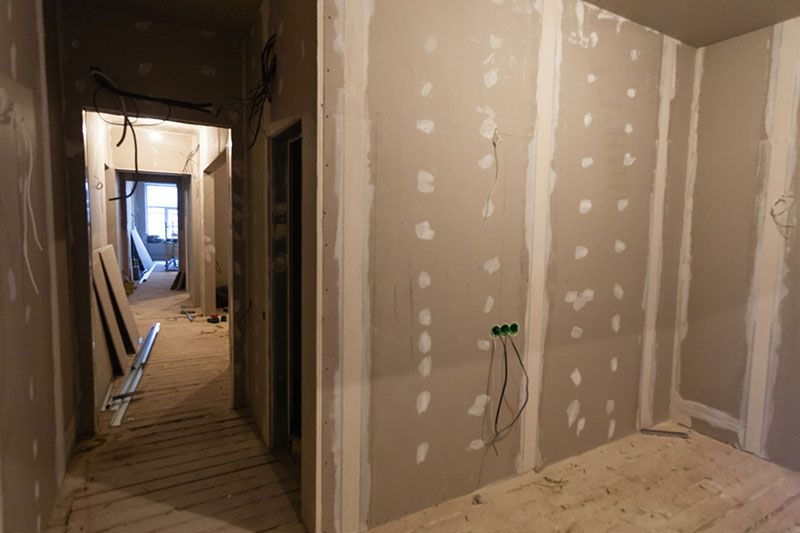 Dry wall construction 