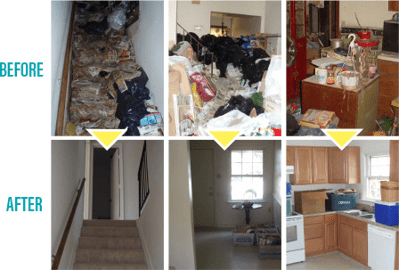 Hoarding Before and After