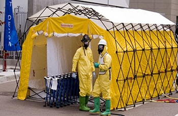 biohazard tent