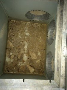 Plenum Before Cleaning