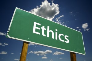 Ethics sign