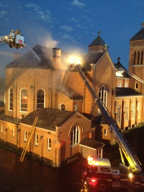 Church fire