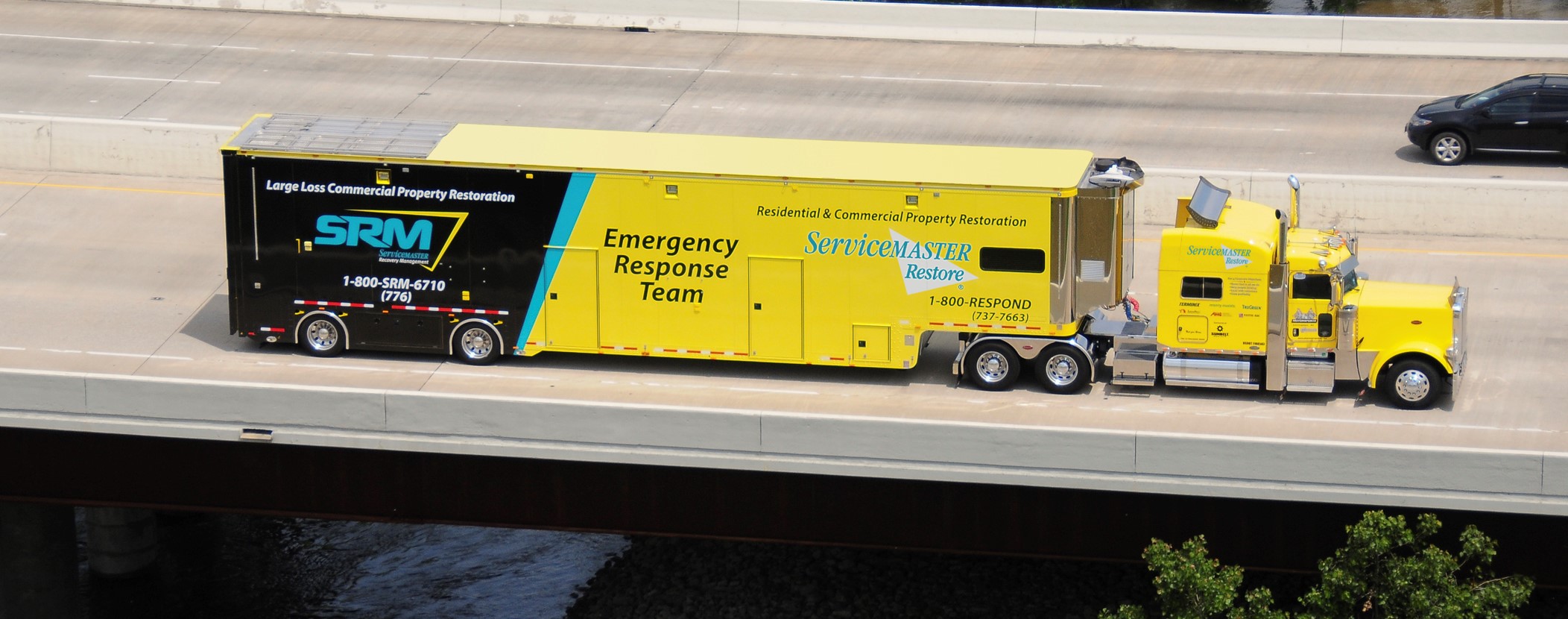 servicemaster restore emergency response team 18 wheeler