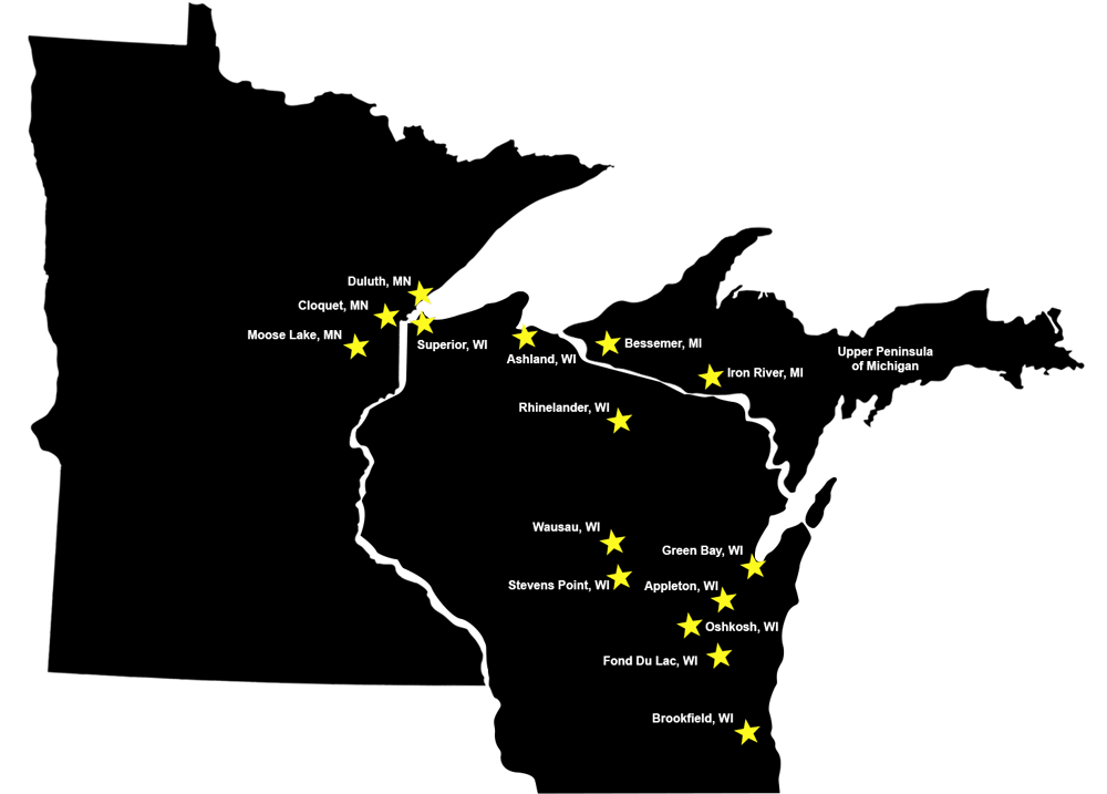 ServiceMaster RRH Service Area