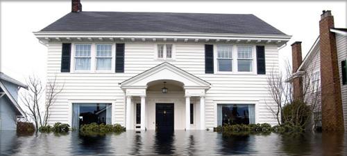 water damage to house in Franklin Township