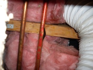 insulation to prevent frozen pipes
