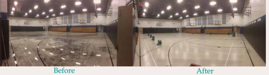 Gymnasium before and after pictures 