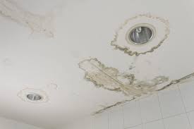 ceiling water stains