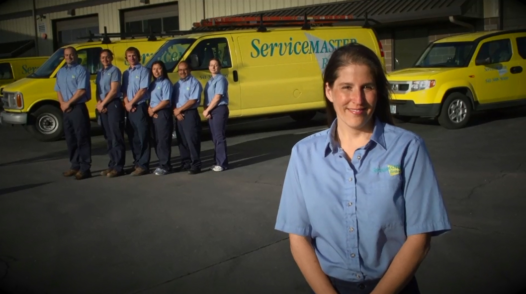 Chandra and the Fire Restoration Team at ServiceMaster
