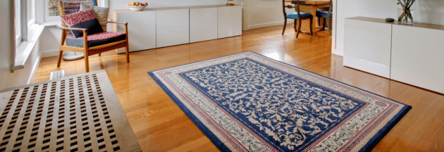 Wood floors with rugs