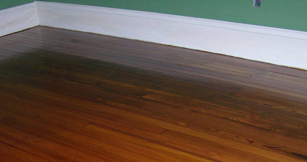 hardwood floor after professional floor cleaning